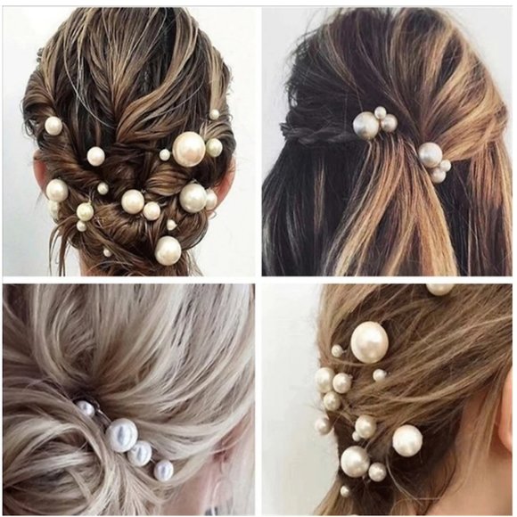 Set of 18 Bridal Hair Pins, Wedding Accessory, Pearl Pin, Wedding Hair C… - Picture 3 of 10